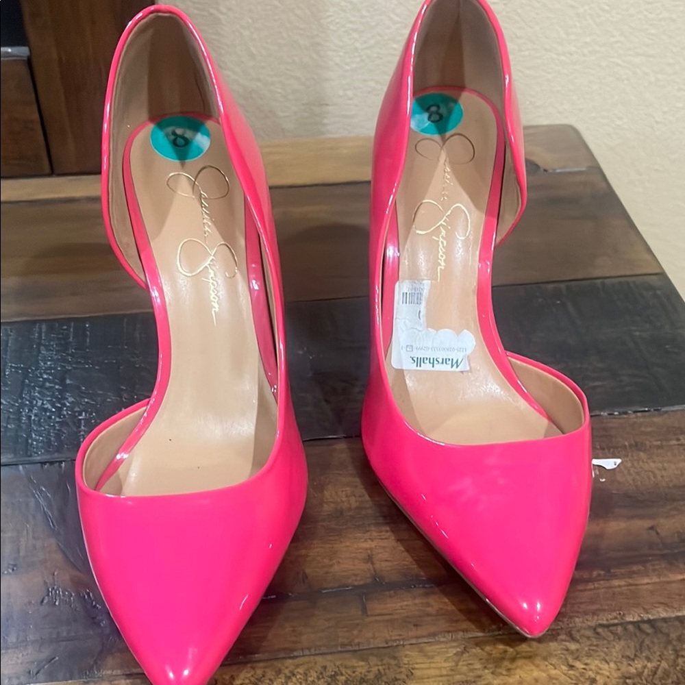 Jessica Simpson Pink Heels Elegant Design